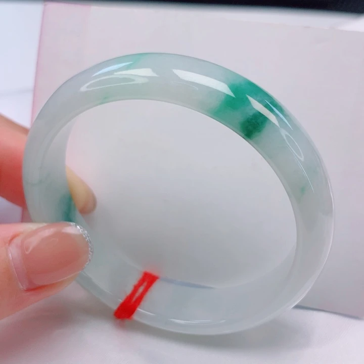 翡翠未镶嵌手镯54圈口种好料好非常推荐