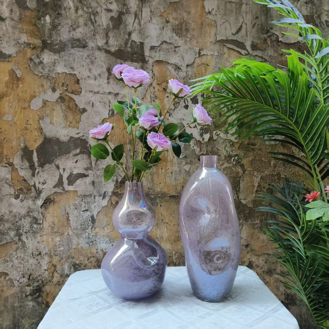 惊喜家1只琉璃葫芦异形摆件插花瓶温馨氛围感客厅玄关装饰品