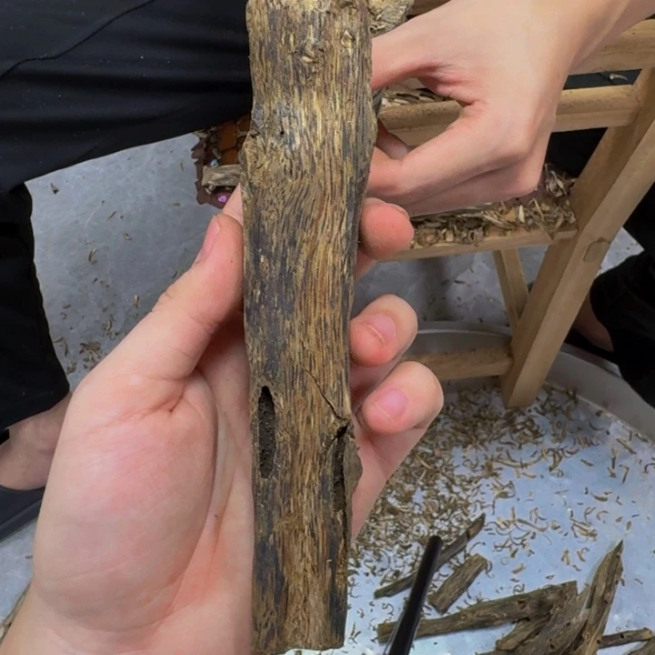 沉香碎屑沉香棋楠沉香张勺子41克