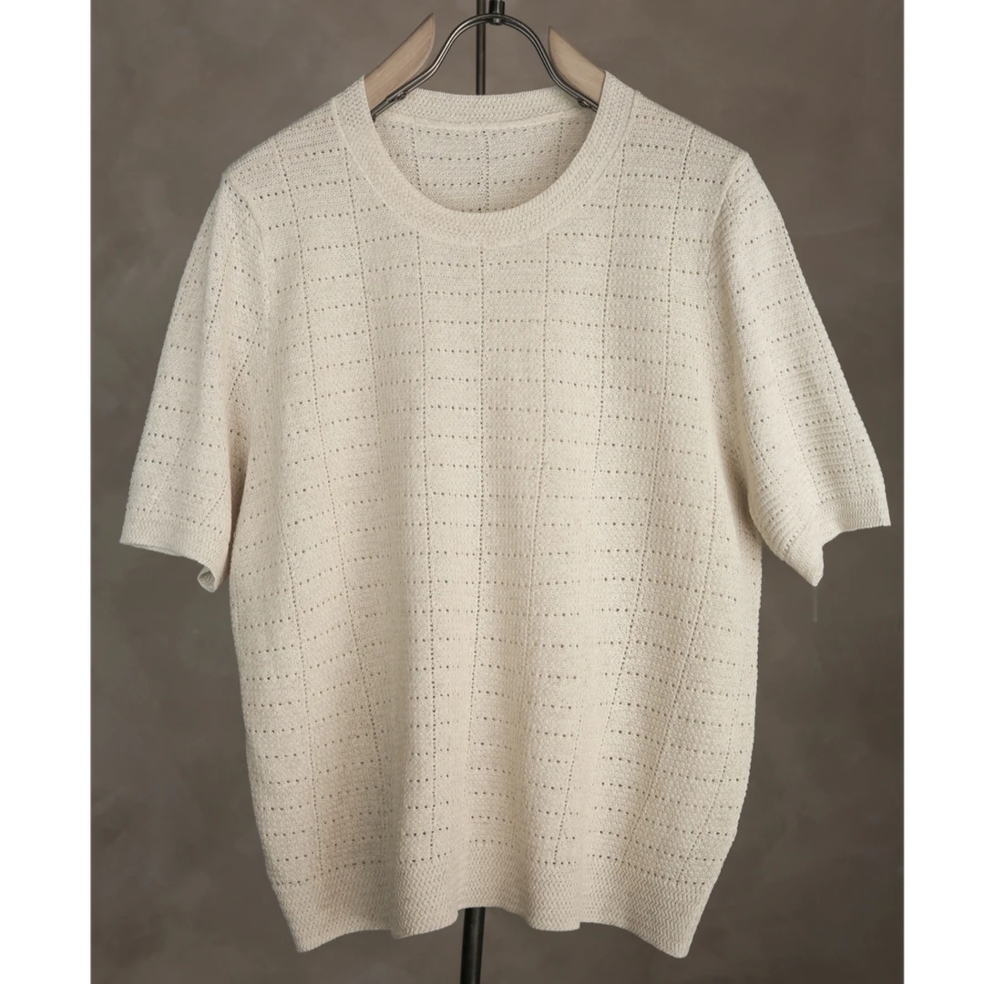 万物身客 夏季百搭圆领套头气质短袖t