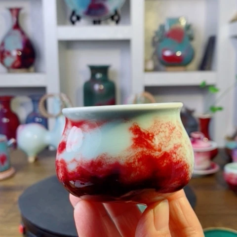 瓷片禹州神后钧瓷原产地~