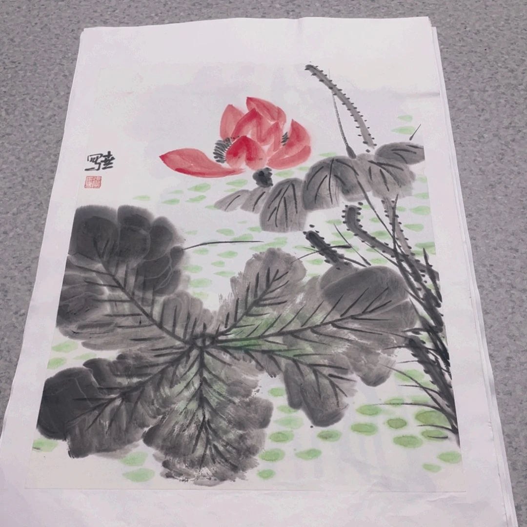 国画1.4平尺国画作品