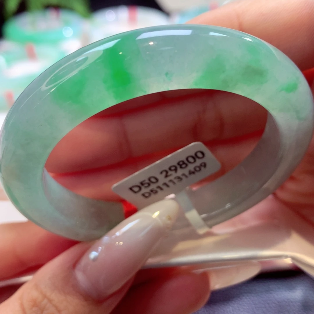 未镶嵌手镯翡翠正圈35号66