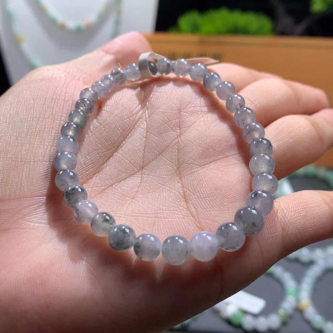 翡翠未镶嵌手链卡5～6.6