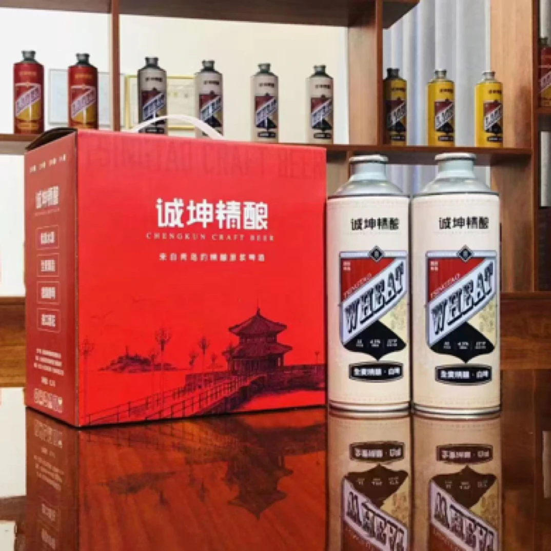 源自青岛诚坤精酿原浆白啤 进口大麦芽 啤酒花 酵母