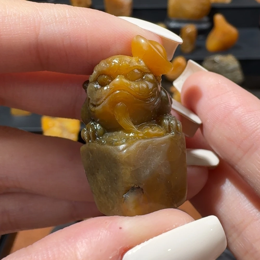 冷***羽寿山石印石寿山石雕刻