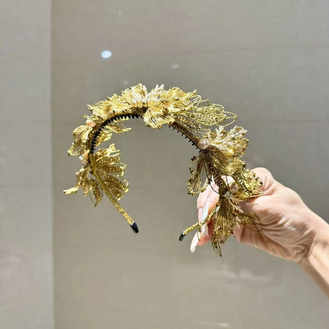 【莫奈海之星】天使之翼系列高定发箍小众设计气质高级感日常款