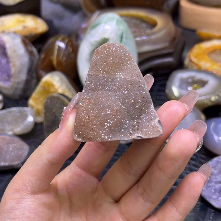 发饰水晶未镶嵌精抛晶簇