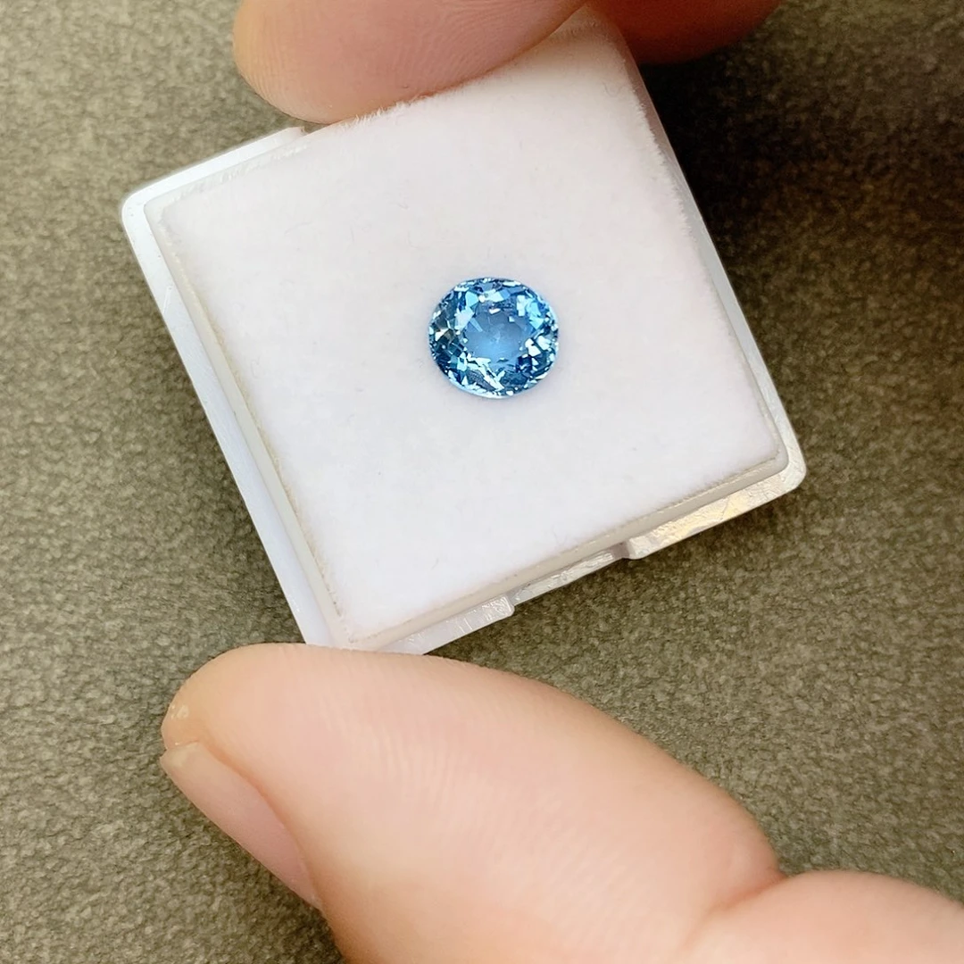 海蓝宝石裸石未镶嵌0.95ct超级圣玛利亚