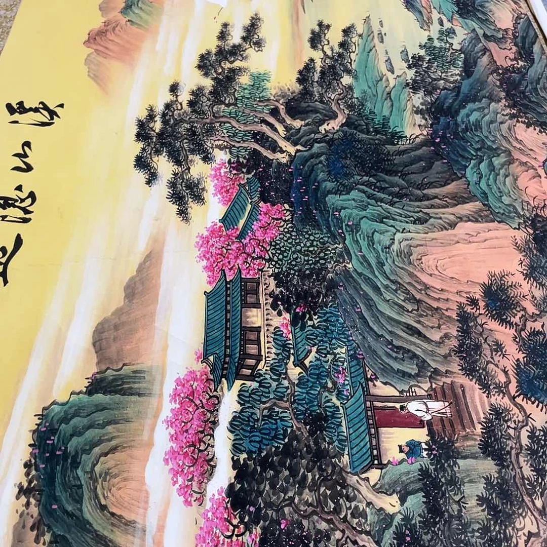 国画w老师手笔手绘作品