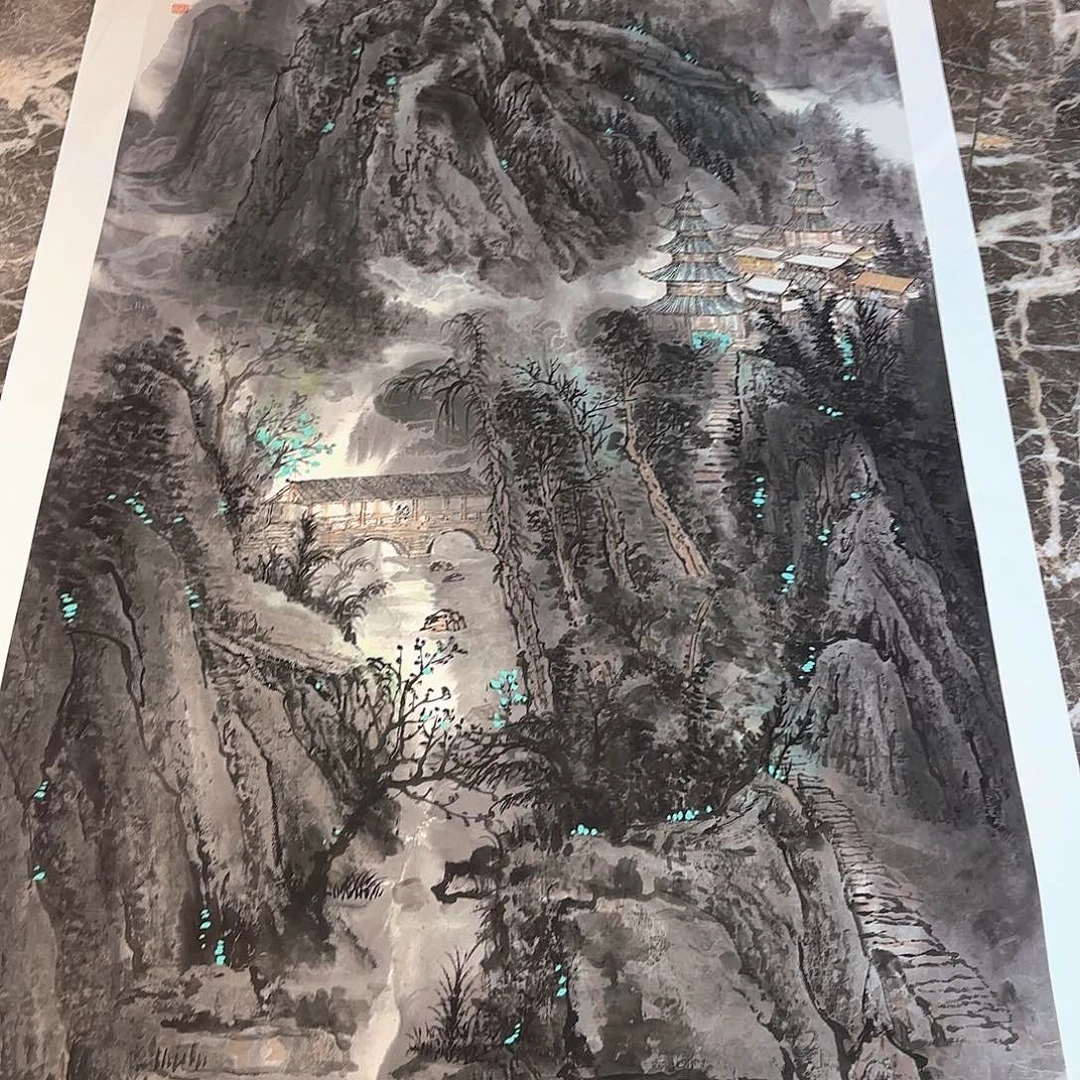 横款精品书画作品