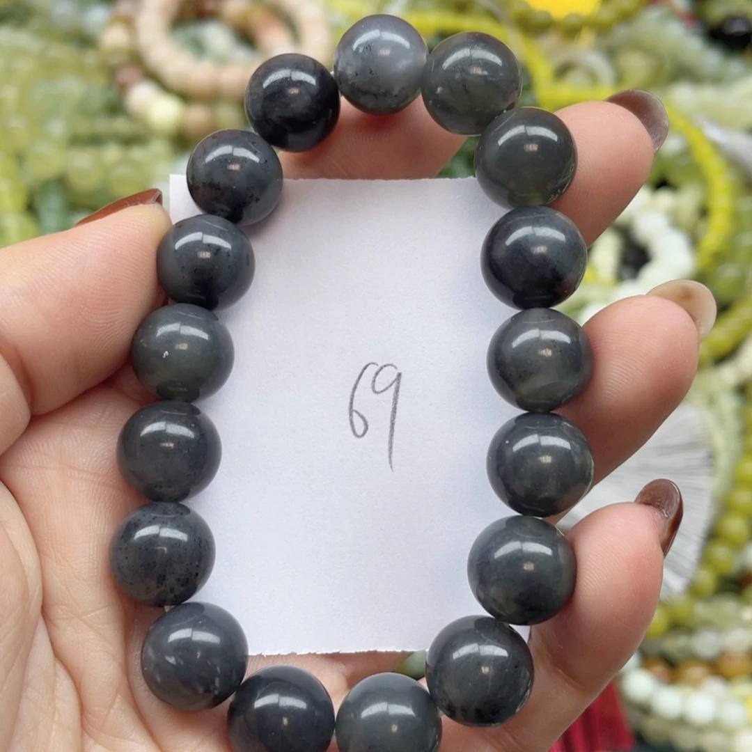 未镶嵌蛇纹石玉手链