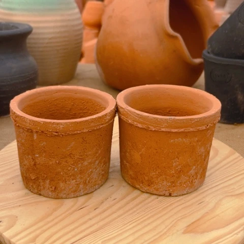 红陶口10高8两个