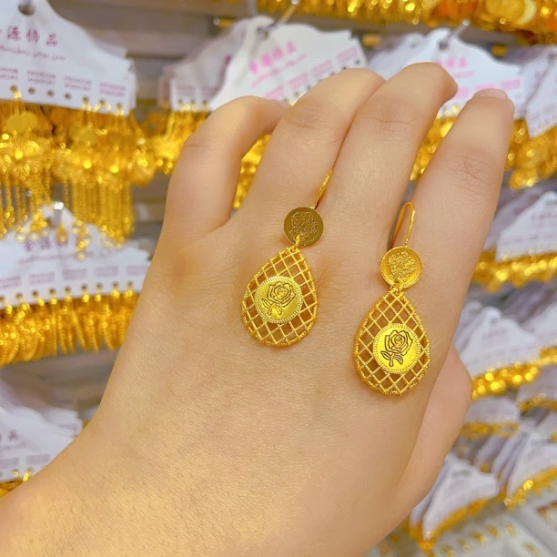 铜合金耳饰 282时尚新款休闲百搭耳环民族风精美耳环