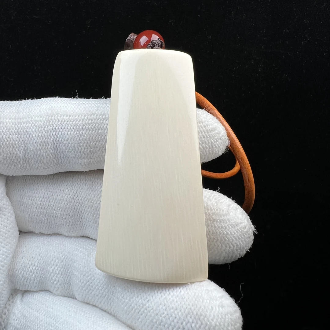 E2346天然猛犸牙 无事牌 24*54*9.5mm支持鉴定 假一罚四