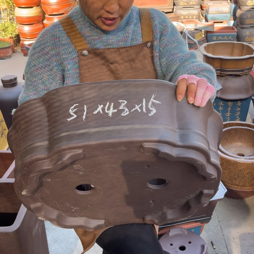 紫砂花盆盆景艺术