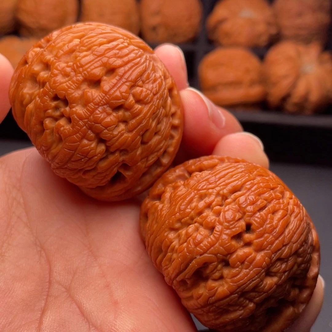 文玩核桃把件秦岭山脉