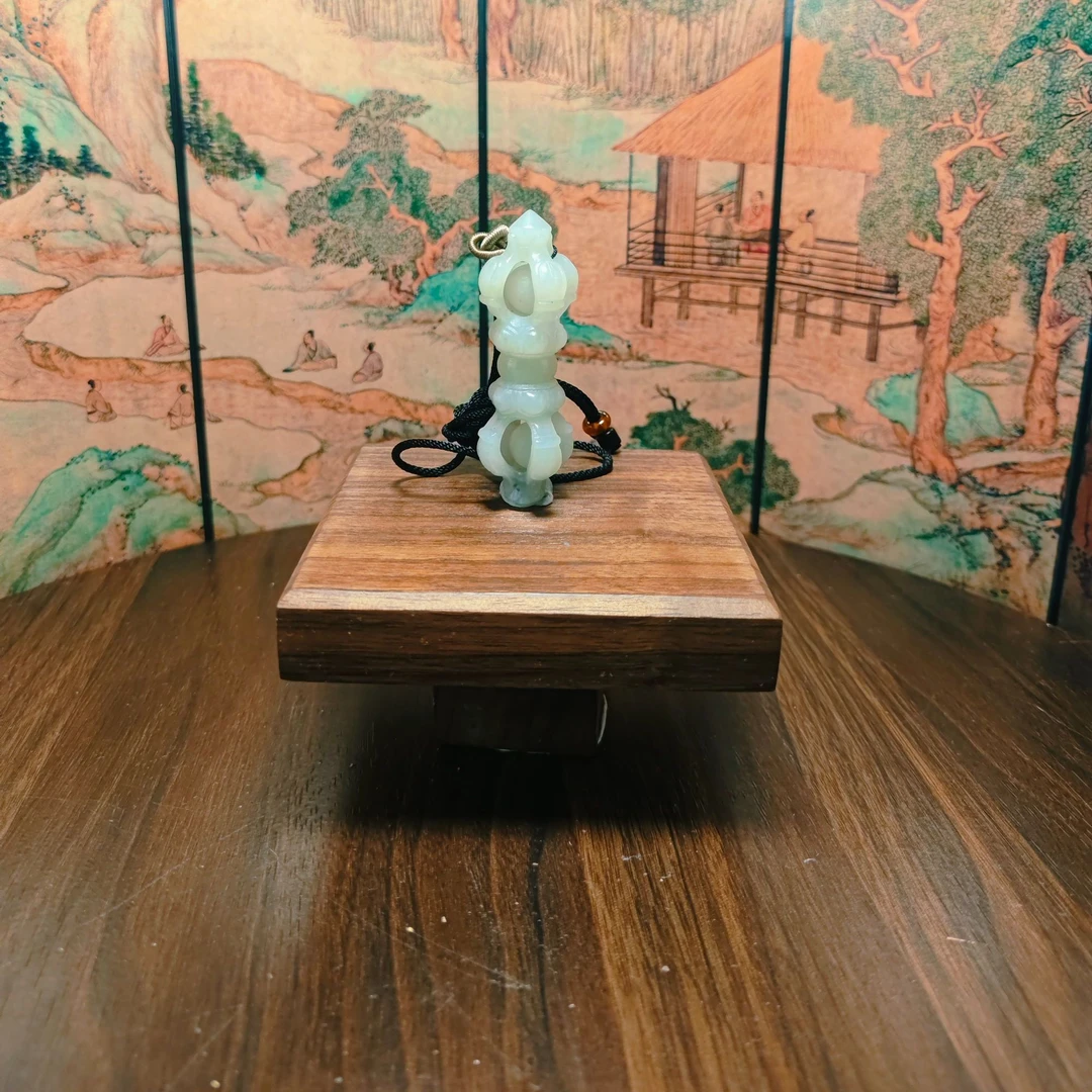 F和田玉降魔杖吊坠1122