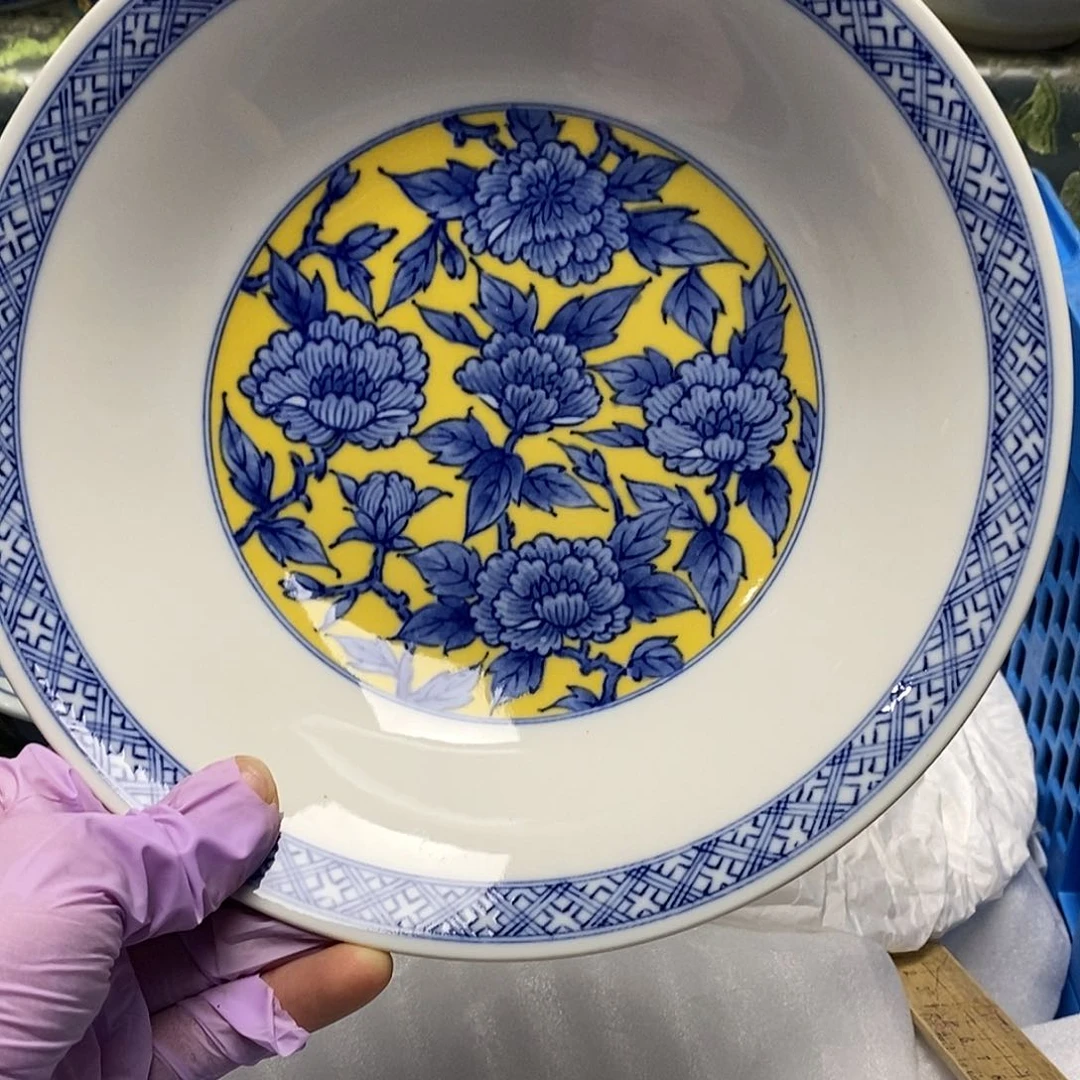 瓷片橘吉大菜盘直径21