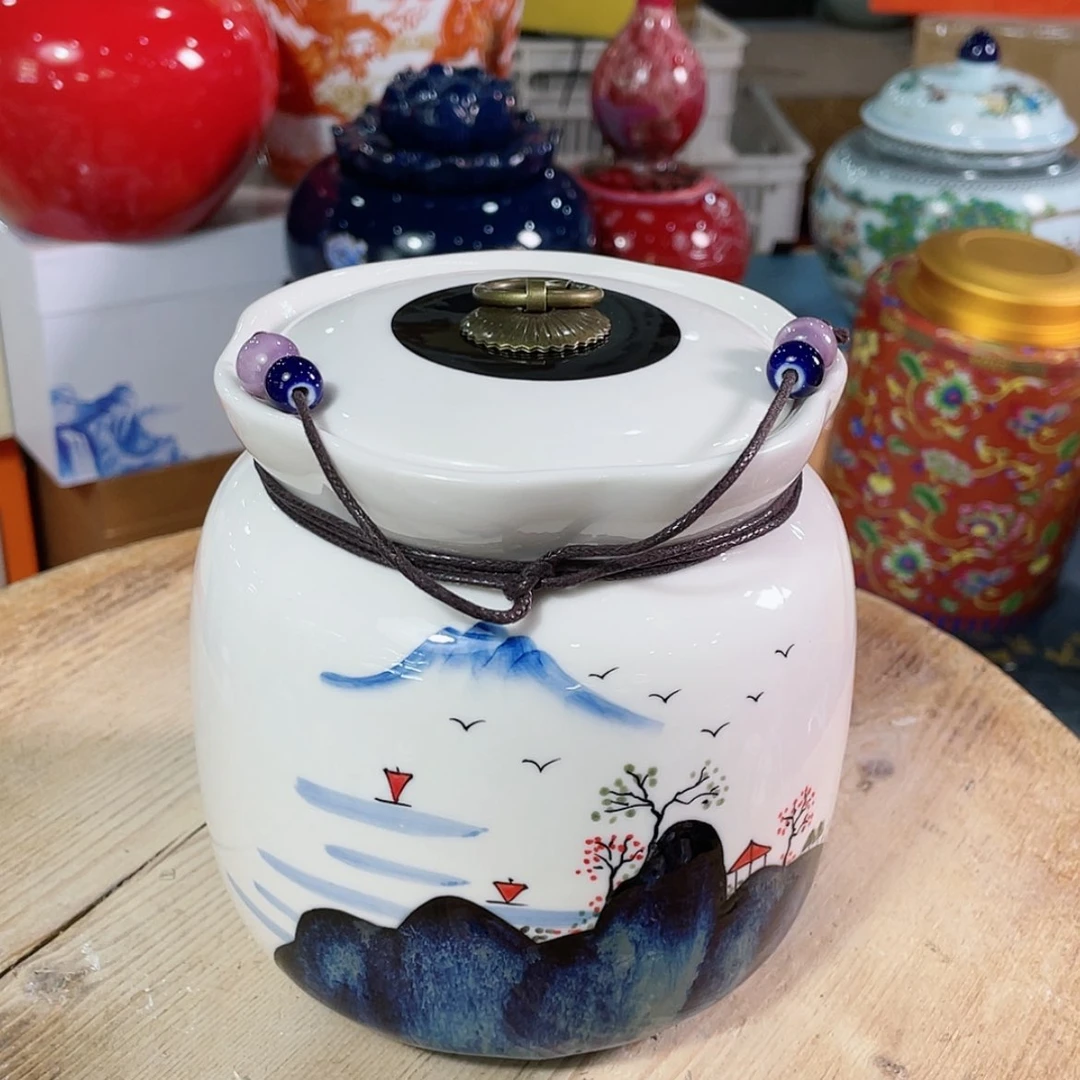 【闪购商品】罐陶瓷茶叶罐密封罐