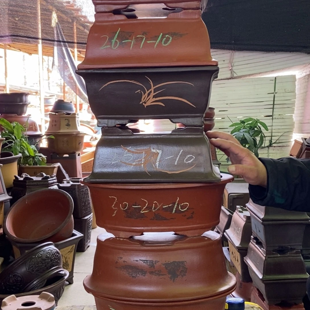 紫砂花盆紫砂紫砂