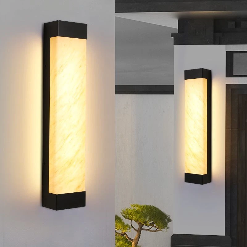 仿云石别墅大门外墙庭院大门口柱子酒店户外防水壁灯庭院阳台灯