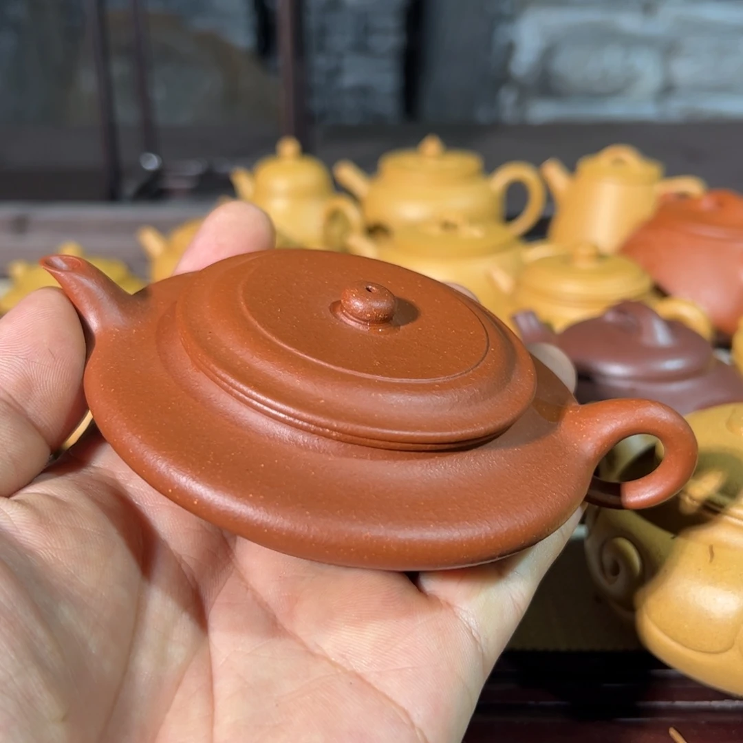菊***刀茶壶紫砂全手工制作