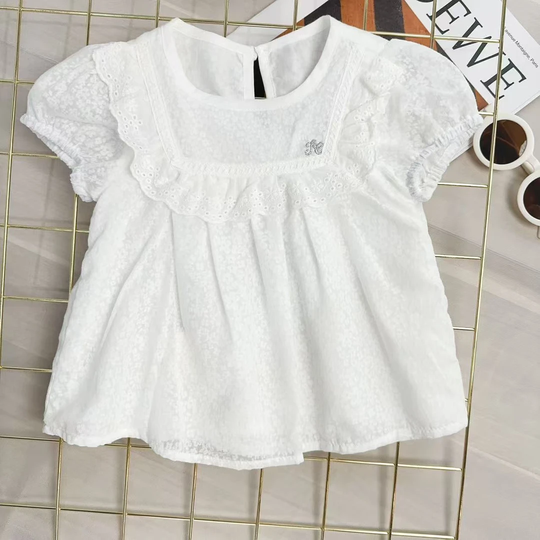 【纯白之恋】B161儿童透气时尚百搭上衣小清新宝宝