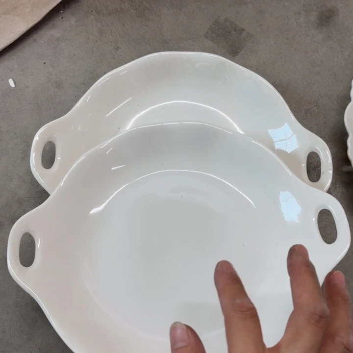 碟微瑕介意勿拍……2个双耳