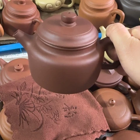 紫砂茶壶底槽清料300cc