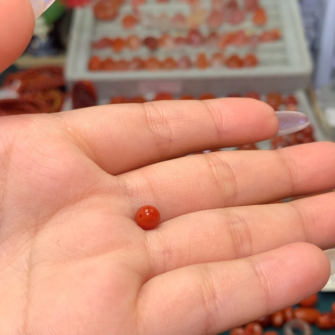 【闪购商品】南红玛瑙小米珠未镶嵌大*