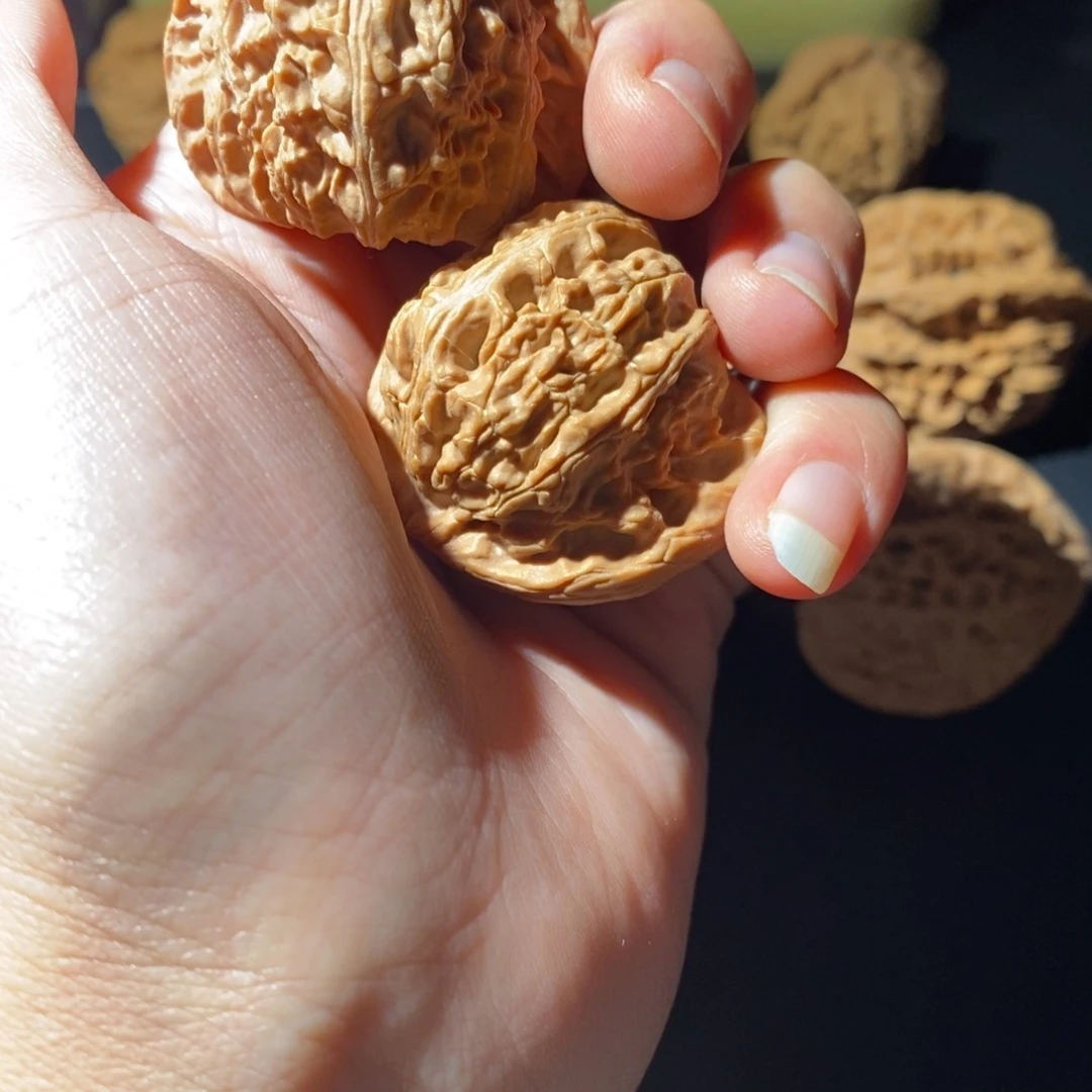 吊坠文玩核桃白狮子