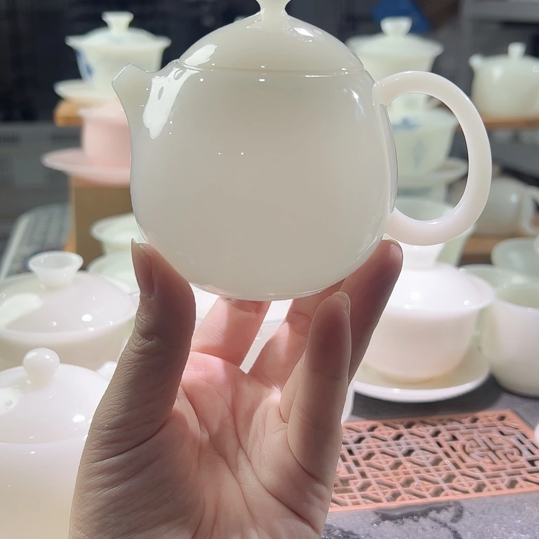 璞玉陶瓷小龙蛋壶180ml