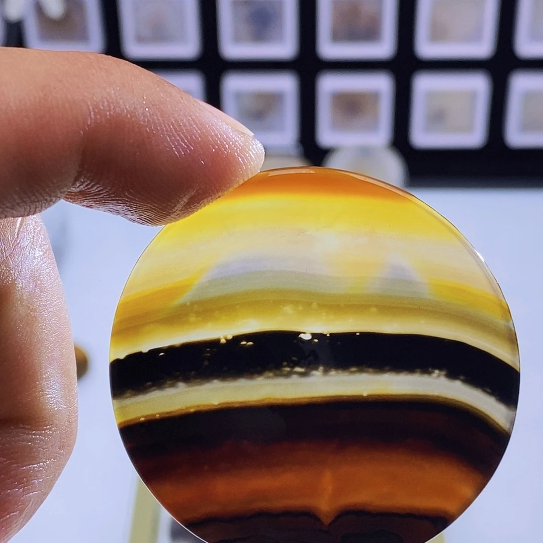 玛瑙/玉髓未镶嵌吊坠(不含链)514