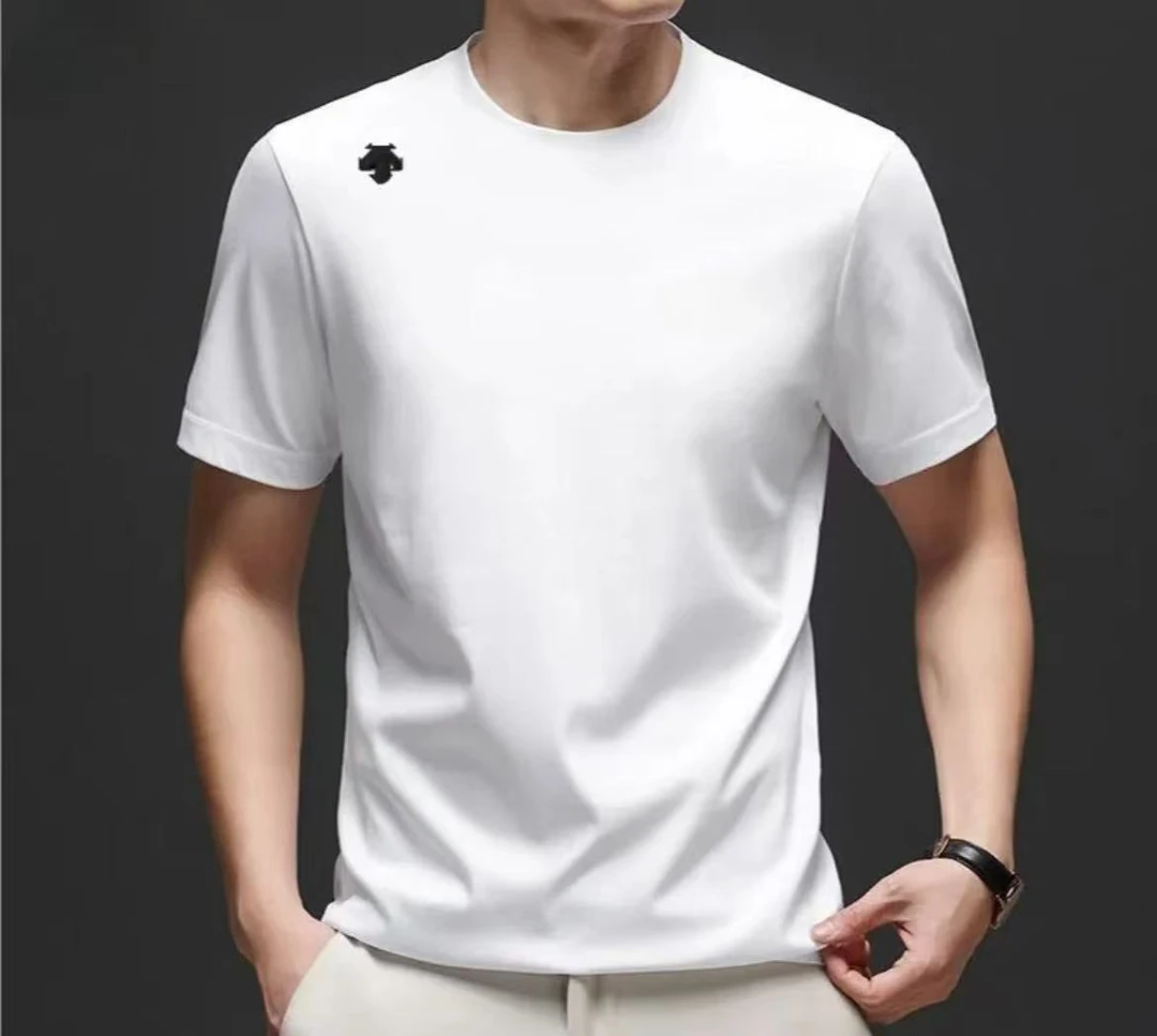 【专柜撤柜】迪家肩上立体标 圆领个性短袖T恤 情侣款