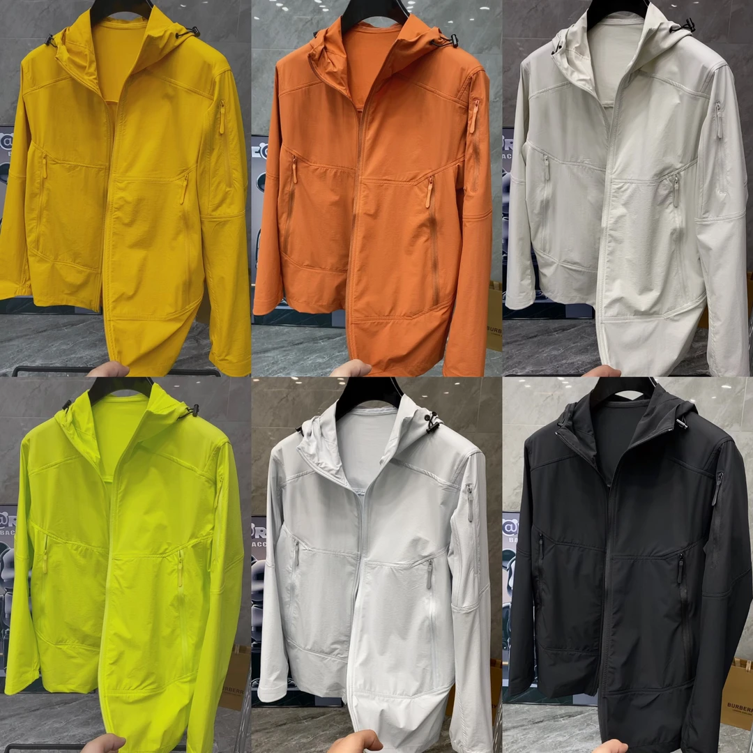 夏季新款男士时尚休闲百搭薄款连帽防晒外套