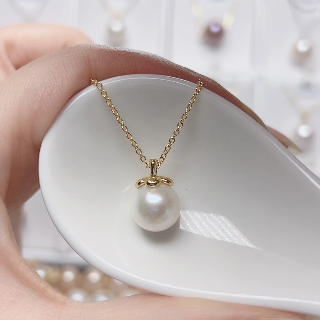 淡水珍珠未镶嵌吊坠(赠链)