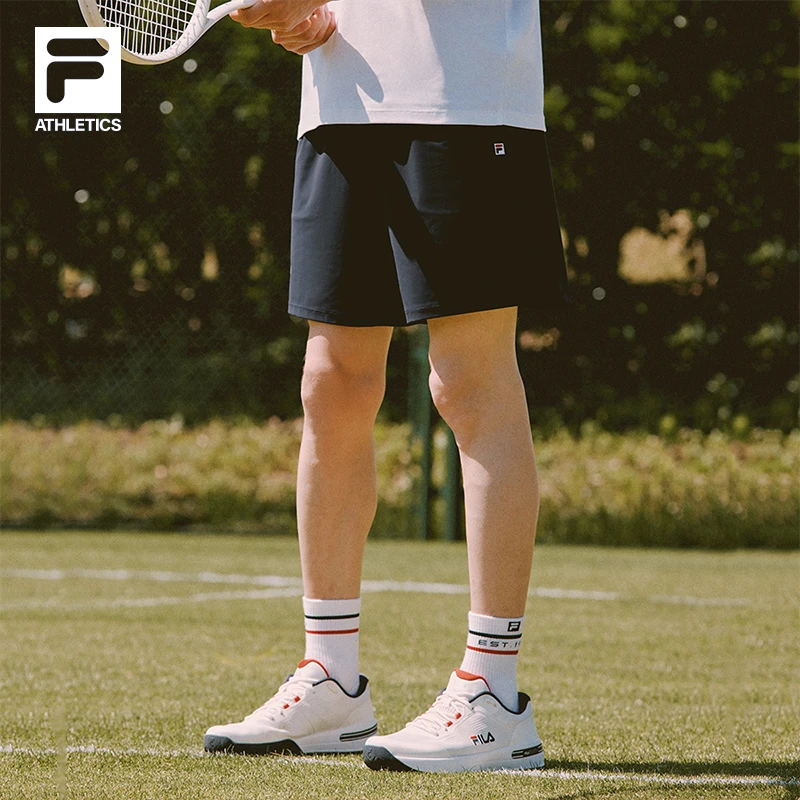 Fila/斐乐男款【高质感速干短裤】夏季高弹休闲运动裤A11M533603F