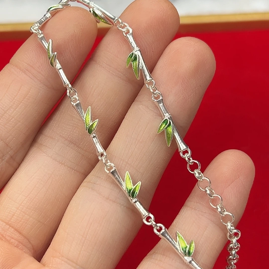 足银足银手工法郎手链