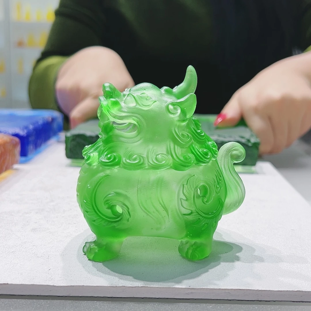 【闪购商品】手工艺品琉璃狻猊香炉小号