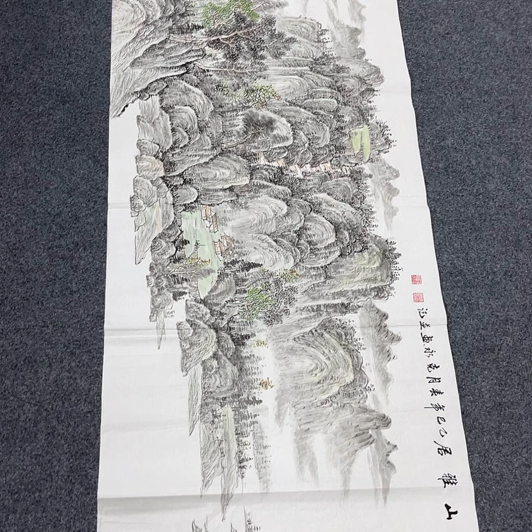 国画国画老师手绘作品