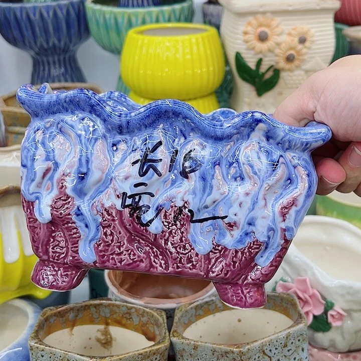 多肉植物陶瓷花盆9.99包邮