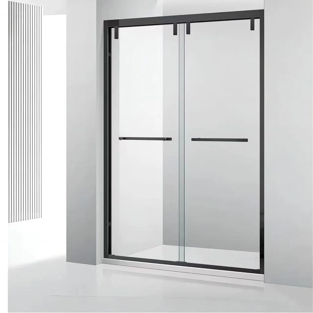 一字型极简缓冲干湿分离淋浴房玻璃淋浴房双家用干湿分离淋浴房