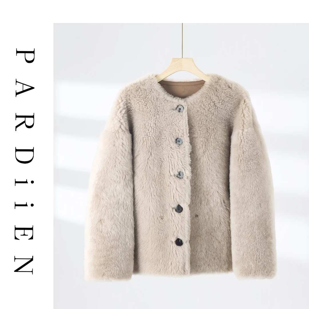 【北总严选】帕迪恩拉贡皮毛一体短款外套CW5235-1