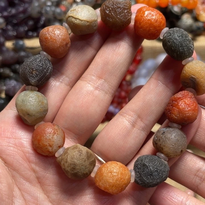 玛瑙/玉髓合金手链