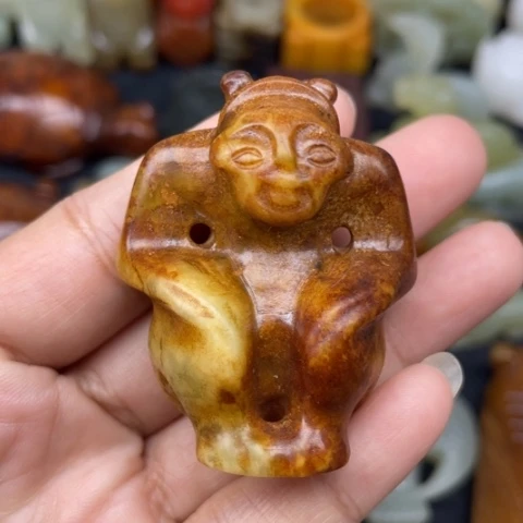 蛇纹石玉未镶嵌颈饰101