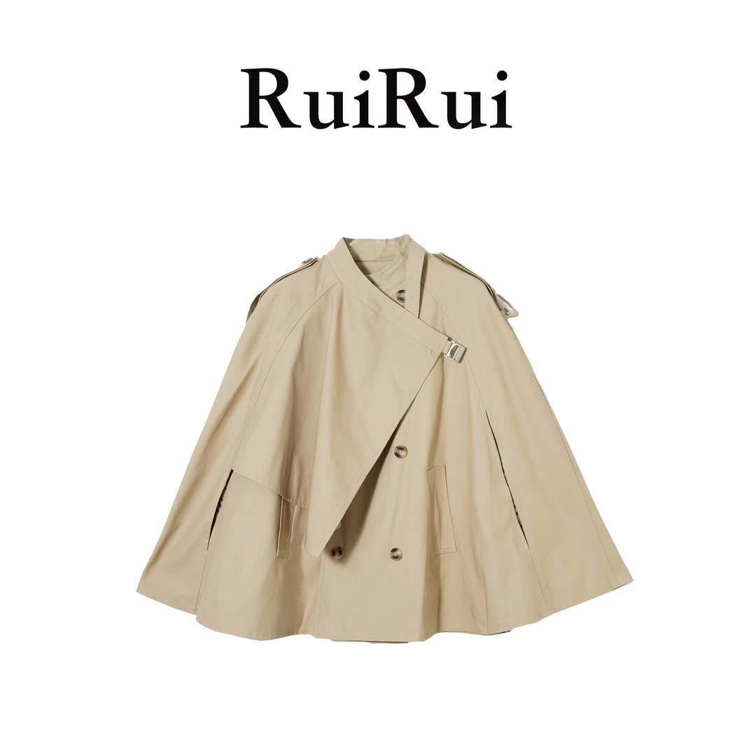 RUIRUI瑞25ss秋季新款时尚设计师休闲风风衣外套SY1236R