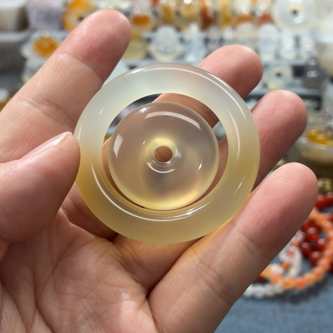 玛瑙/玉髓未镶嵌吊坠(不含链)