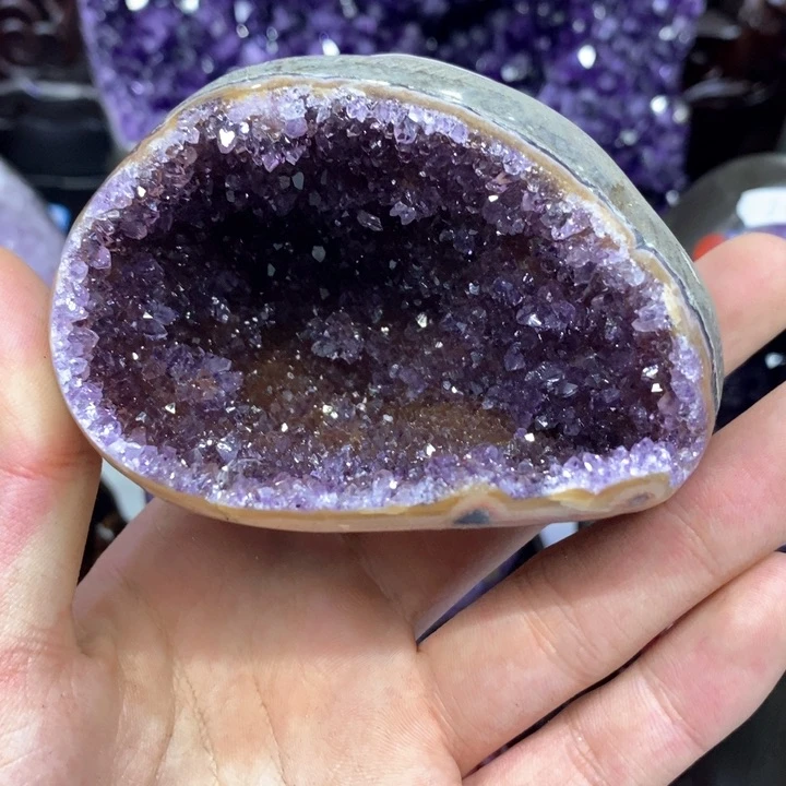 紫晶小葛摆件未镶嵌