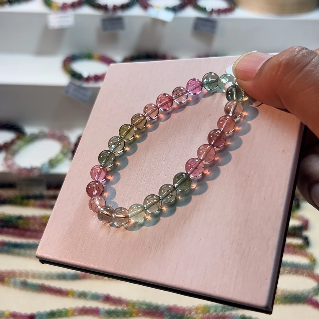 未镶嵌手链碧玺碧玺